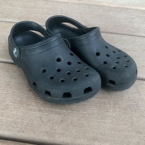 CROCS kids unisex Classic Black Size 12